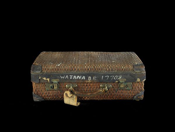 Suitcase used by interred Japanese American