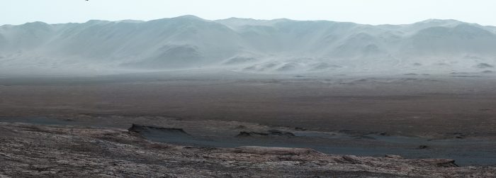 Panorama of Gale crater on Mars