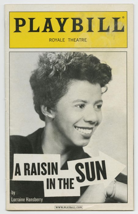 Playbill for A Raisin in the Sun