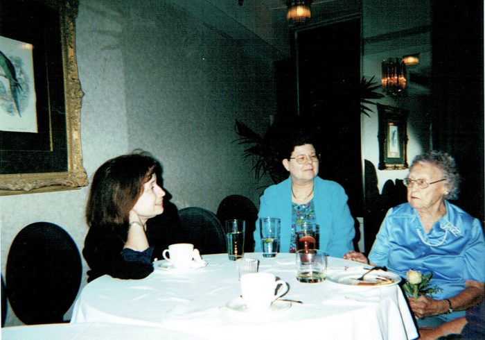 109. Jane Gardner, Nancy Anger, Thelma Wright at Thelma's 90th Birthday Celebration