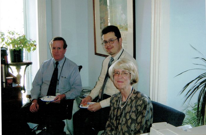 Bill Collins, Michael Rubin, Barbara McBride, 2005