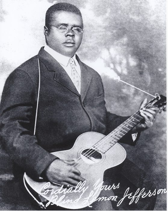 Signed photo of Blind Lemon Jefferson