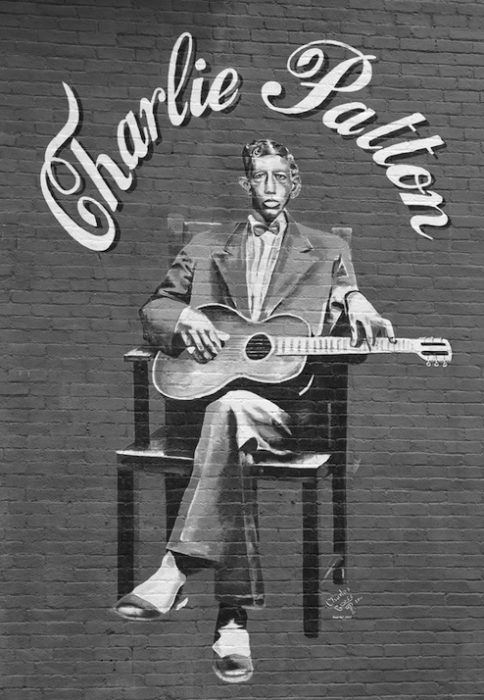 Mural of Charlie Patton