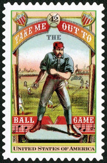 Baseball stamp