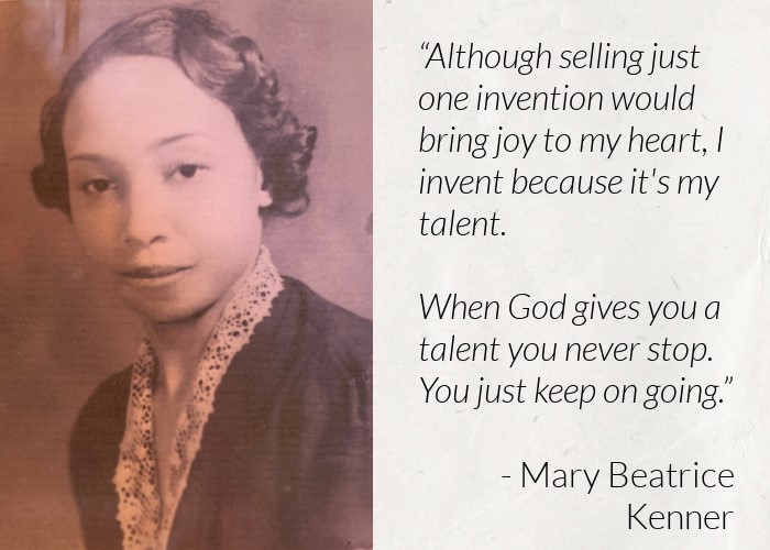 Beatrice Kenner photo with quote