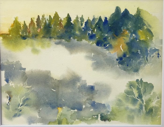 watercolor landscape