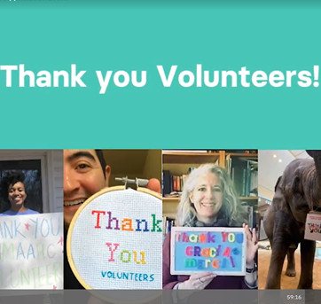 Volunteer Appreciation on Record