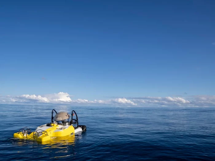 SeeDeep submarine on the surface