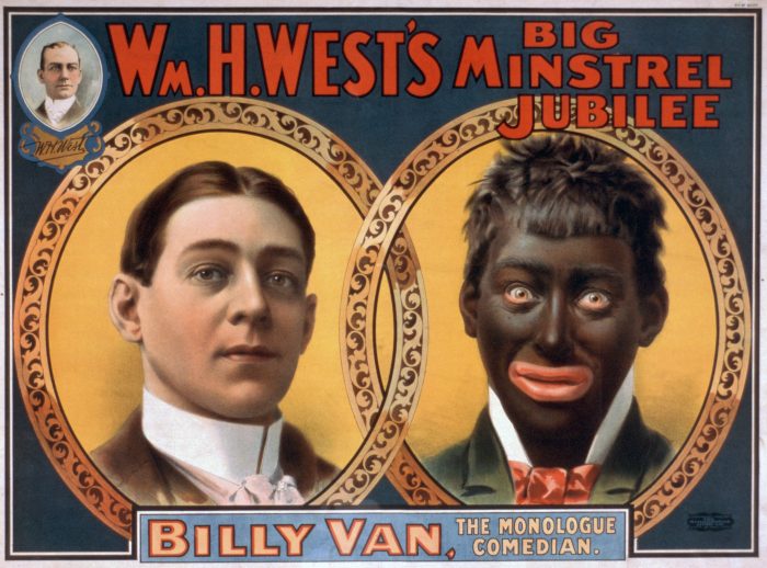 Blackface minstrel poster