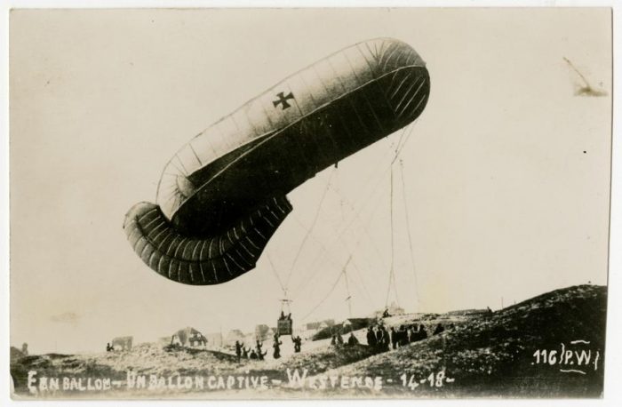 WWI-era German observation balloon