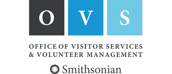 Banner and logo mark for the Office of Visitor Services and Volunteer Management