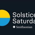 Solstice Saturday logo and text on black background