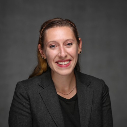 Head shot of Julia Novakowski against a grey background