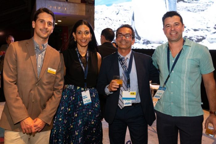 Group photo of named researchers at "Our Ocean Conference" in Panama