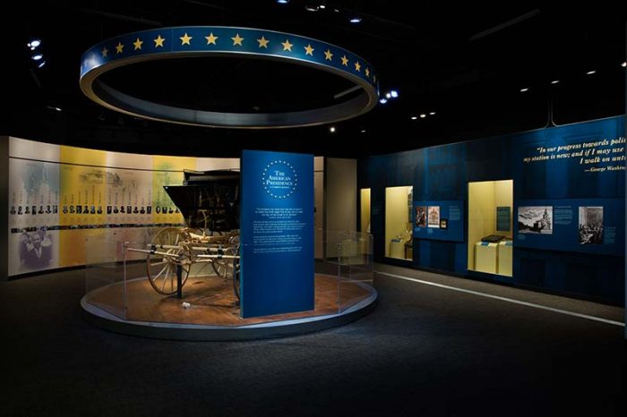 Entrance to "The American Presidency" exhibition at NMAH