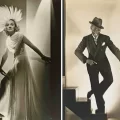 Side by side portraits of Marlene Dietrich and Bill Robinson