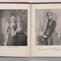 Cropped version of book showing side by side daguerreotypes of Mary and Frances harper