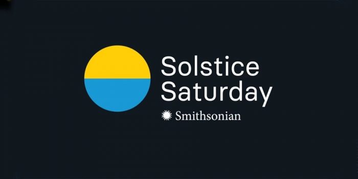 Solstice Saturday logo on black background