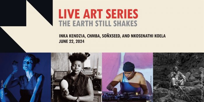 Poster for Live Art Series - The Earth Still Shakes