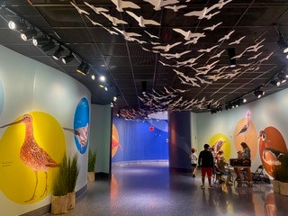 Entrance to the Bird House exhibition at the national Zoo