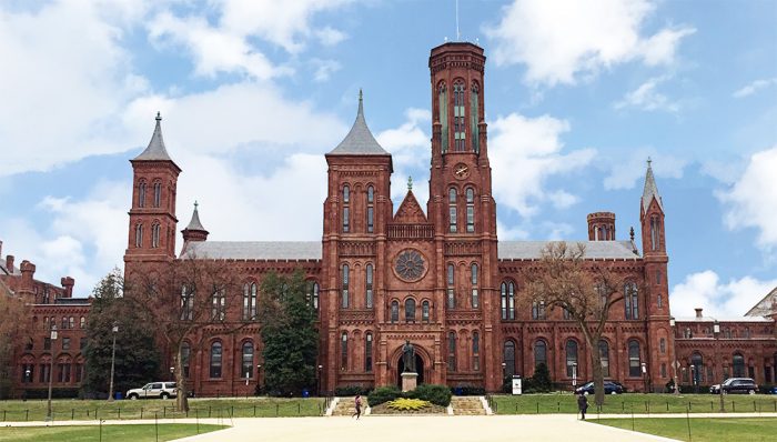 Smithsonian Institution Building North Entrance, 2018.