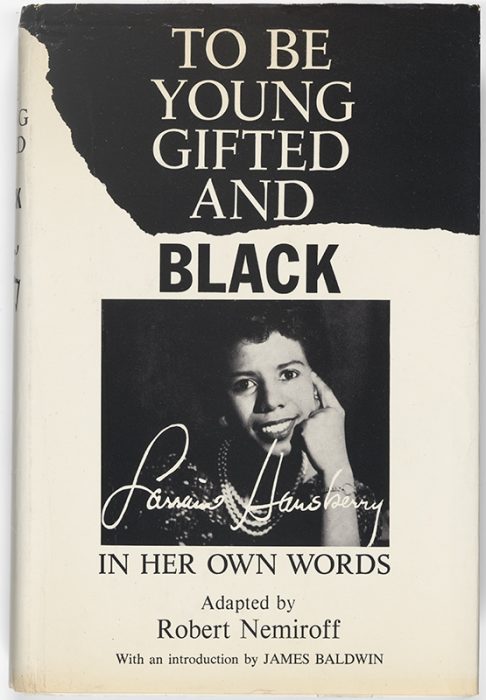 Cover of book by Lorraine Hansberry (1930–1965) and Robert Nemiroff (1929–1991) / Prentice Hall, 1969 / Private collection