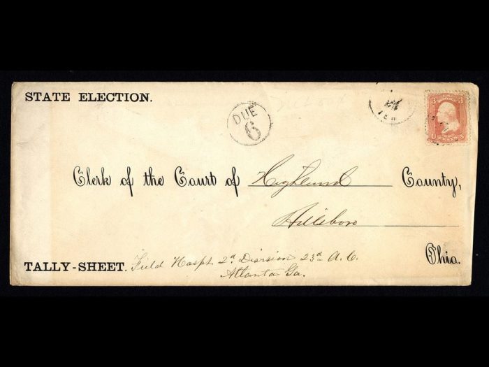 An early mail-in ballot for Ohio