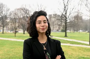 Gabrielle (Gabby) Obusek poses for headshot on the National Mall
