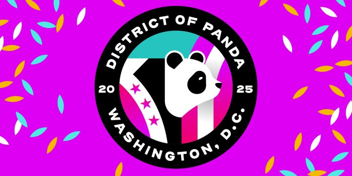 Banner promoting the District of Panda Party