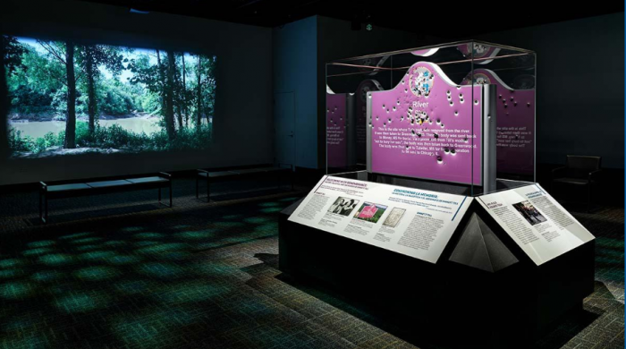 Screenshot of NMAH Gallery featuring Emmett Till exhibitions