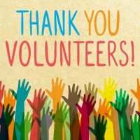 Join me in thanking our volunteers for all that they do