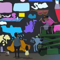 What is the role of the public artist? Sidedoor reads the “Writing on the Wall”