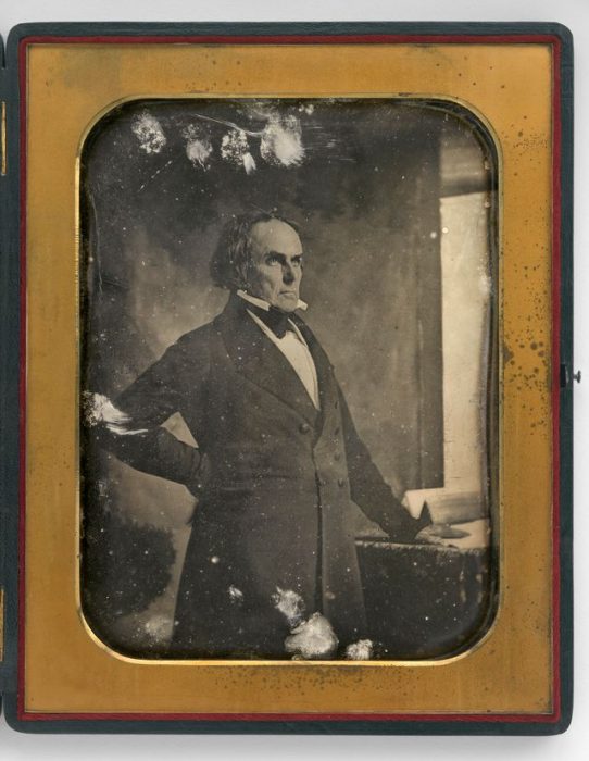 Archival daguerreotype of Daniel Webster from the National Portrait Gallery's collections